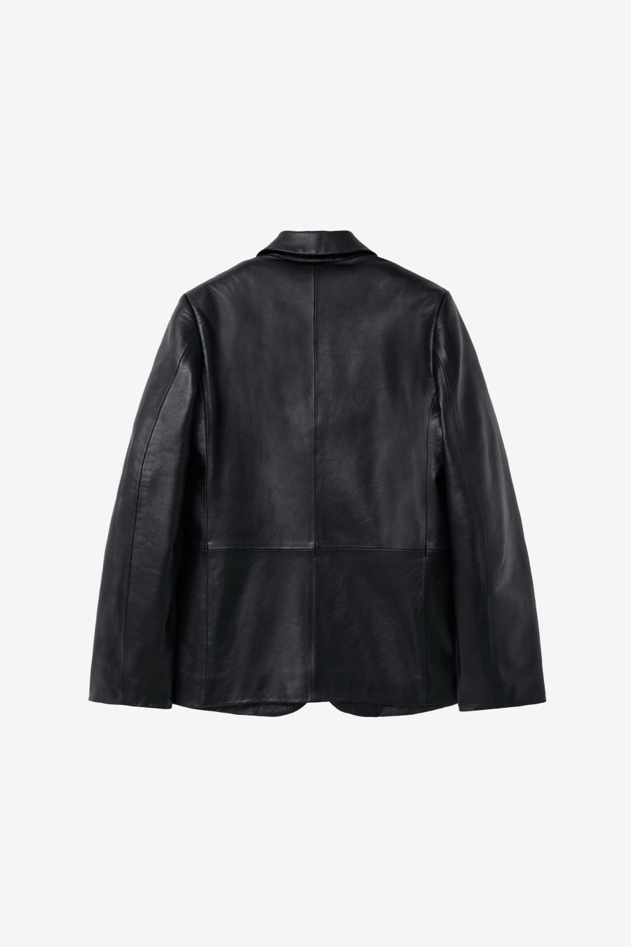 Insilence - Classic Three-Button Jacket (Leather Black) product image 8 | TRAB K-Fashion Australia