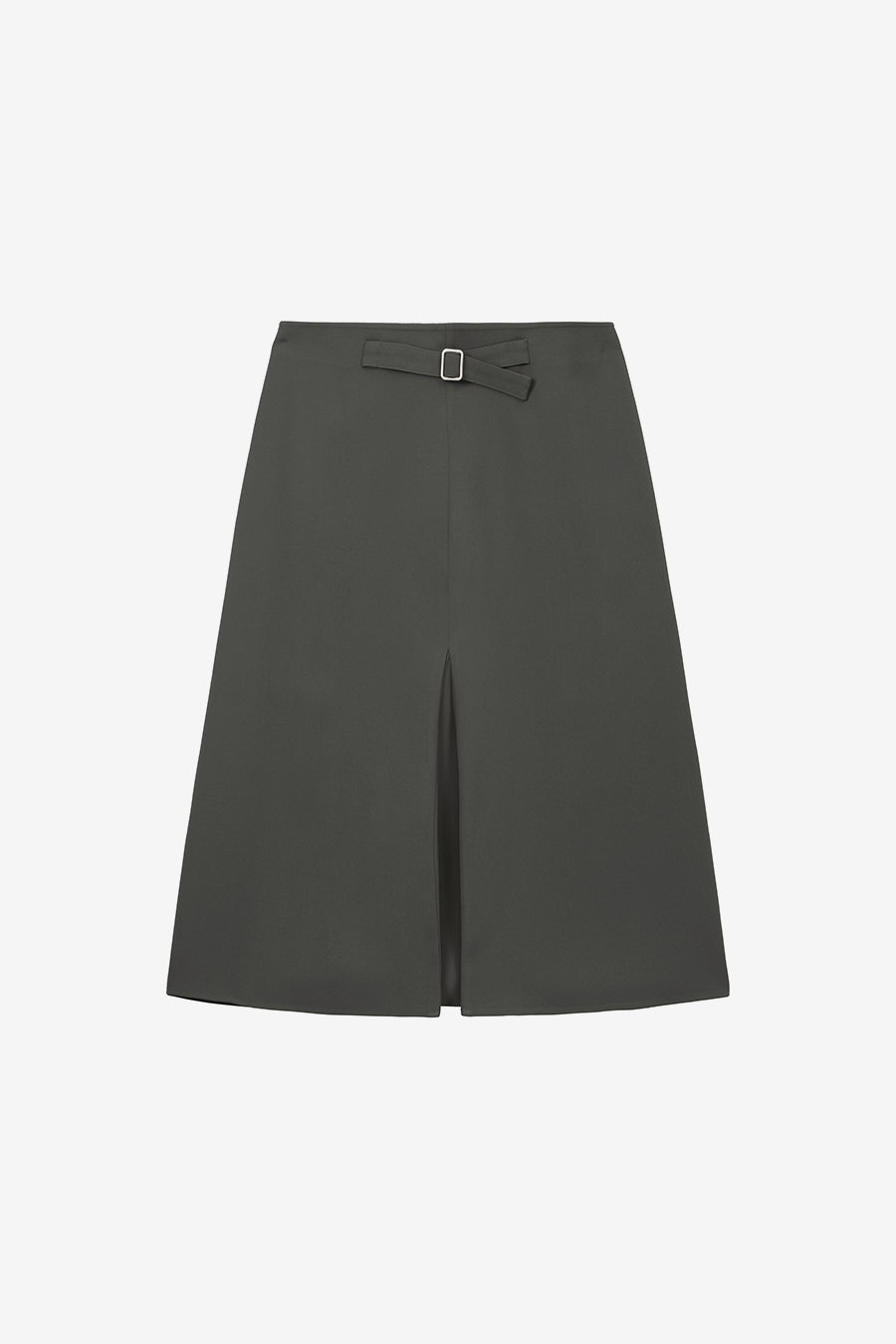Insilence - Curved Stud Skirt (Charcoal) product image 10 | TRAB K-Fashion Australia