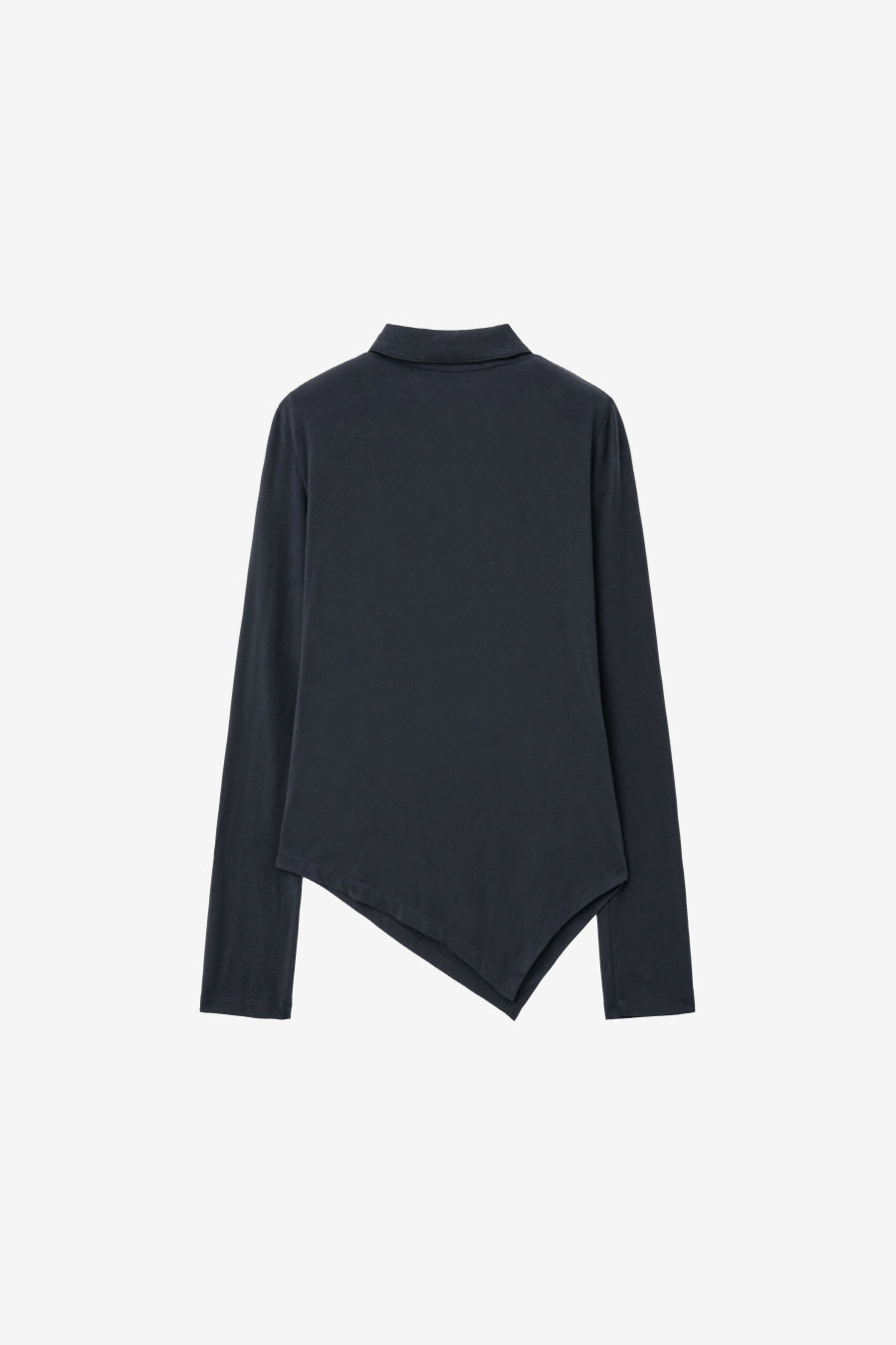 Insilence - Cowl Henley-Neck Long-Sleeve (Black) product image 8 | TRAB K-Fashion Australia