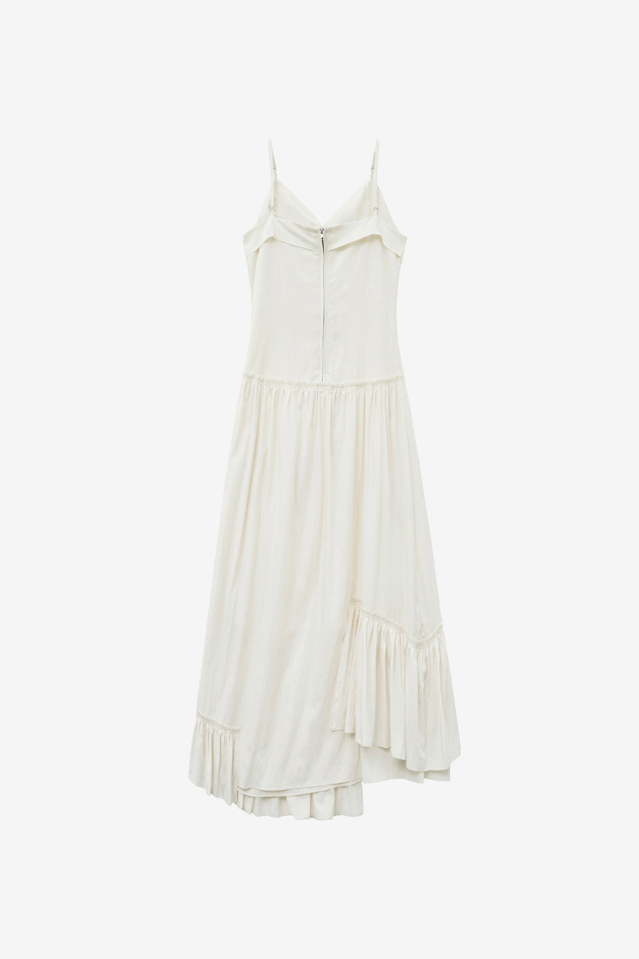 Insilence - Vintage Frill Maxi Dress (Cream) product image 12 | TRAB K-Fashion Australia