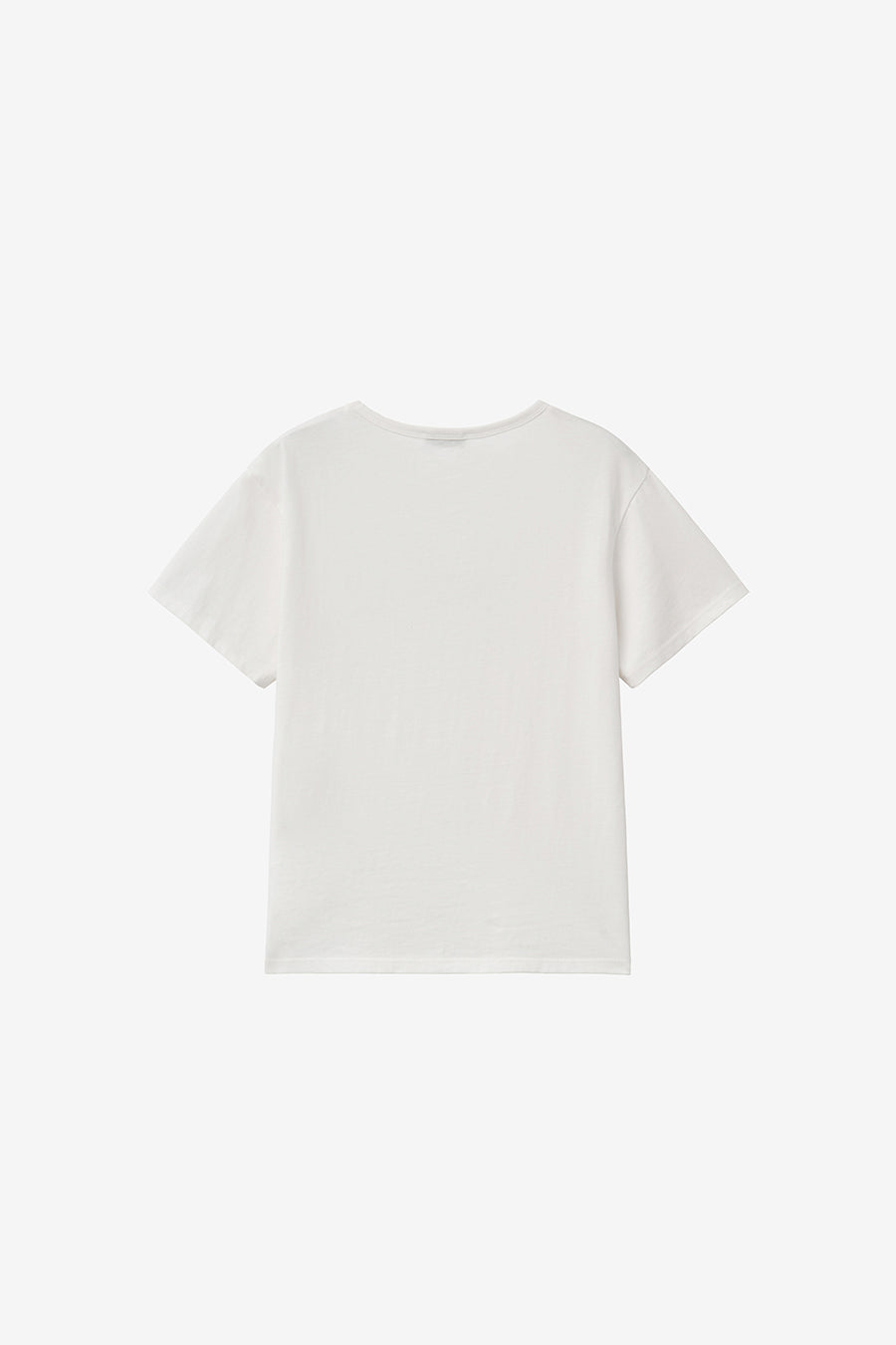 Insilence - Lettering Hotfix T-shirt (White) product image 8 | TRAB K-Fashion Australia