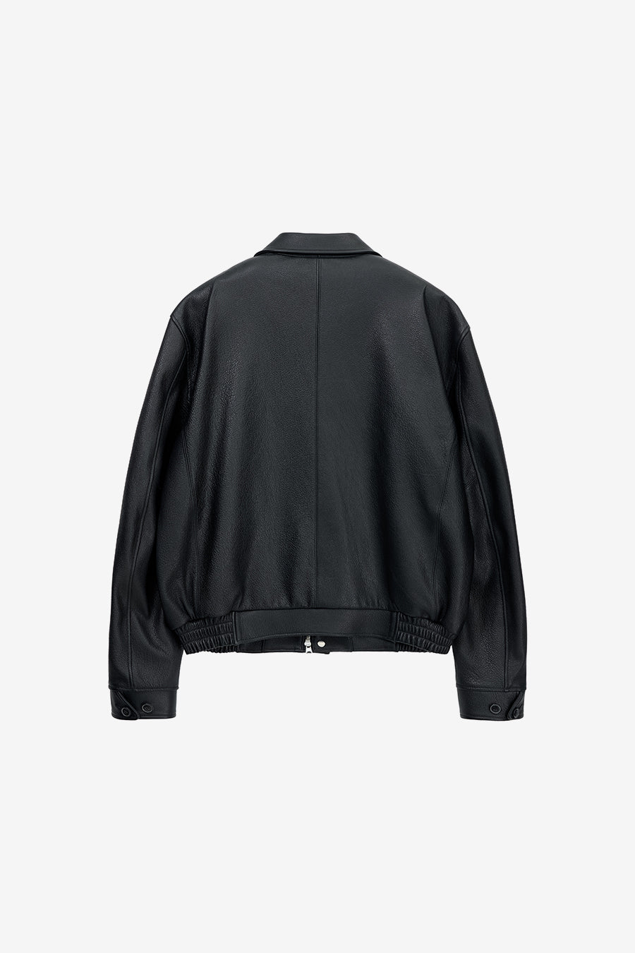 Insilence - Goat Skin Piping Leather Jacket (Black) product image 8 | TRAB K-Fashion Australia