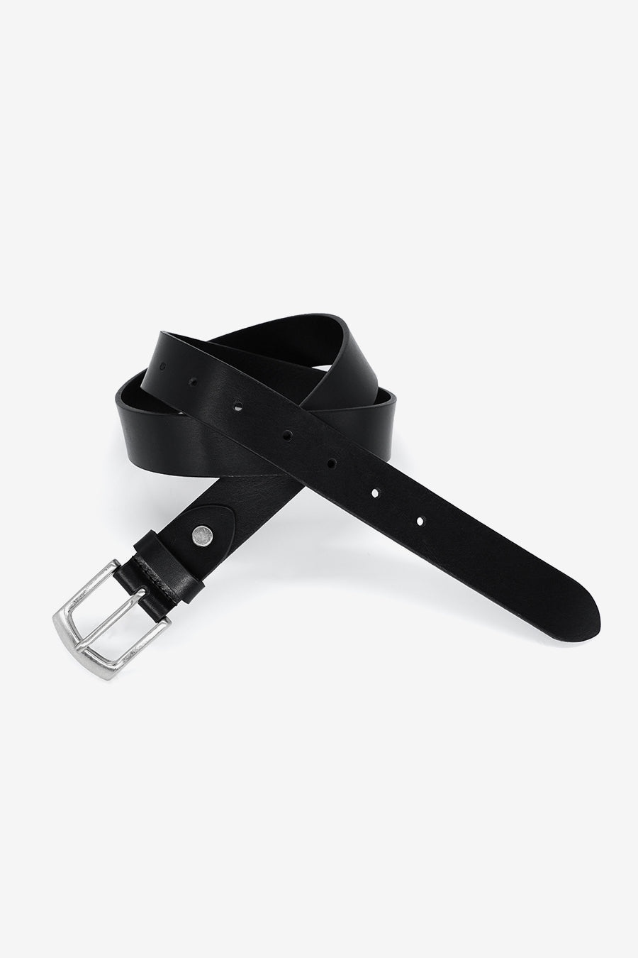Insilence - Minimal Leather Belt (Black) product image 8 | TRAB K-Fashion Australia