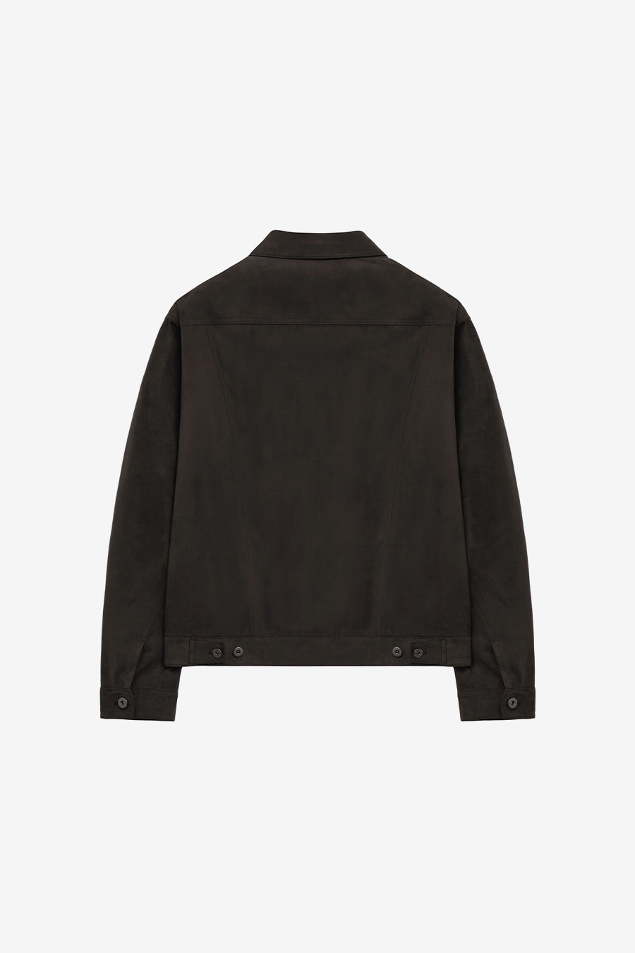 Insilence - Pou Suede Trucker Jacket (Brown) product image 8 | TRAB K-Fashion Australia