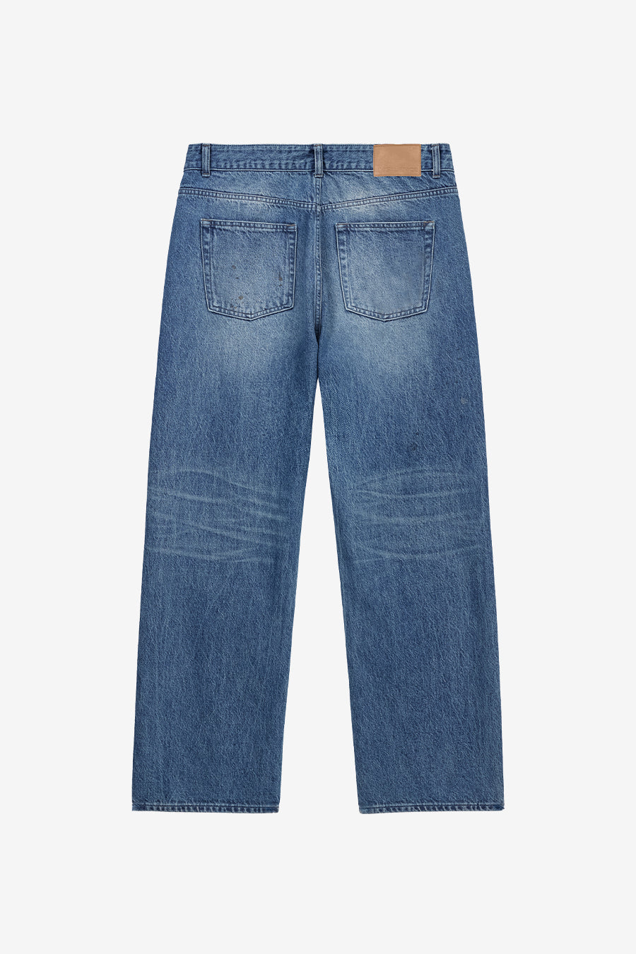 Insilence - Dirty Paint Denim Pants (Blue) product image 8 | TRAB K-Fashion Australia