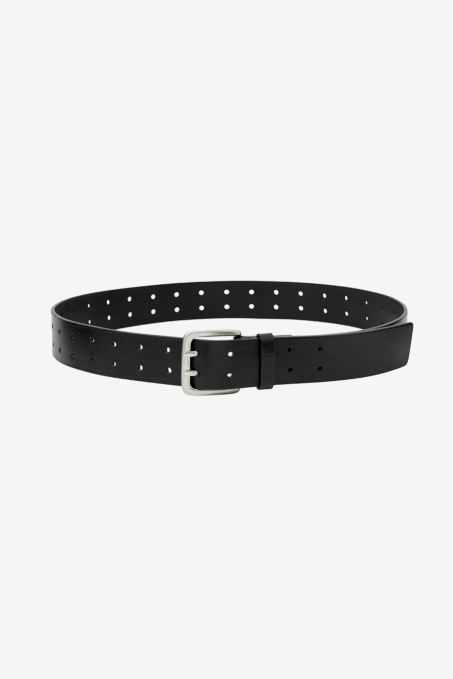 Insilence - Double Pin Leather Belt (Black) product image 10 | TRAB K-Fashion Australia