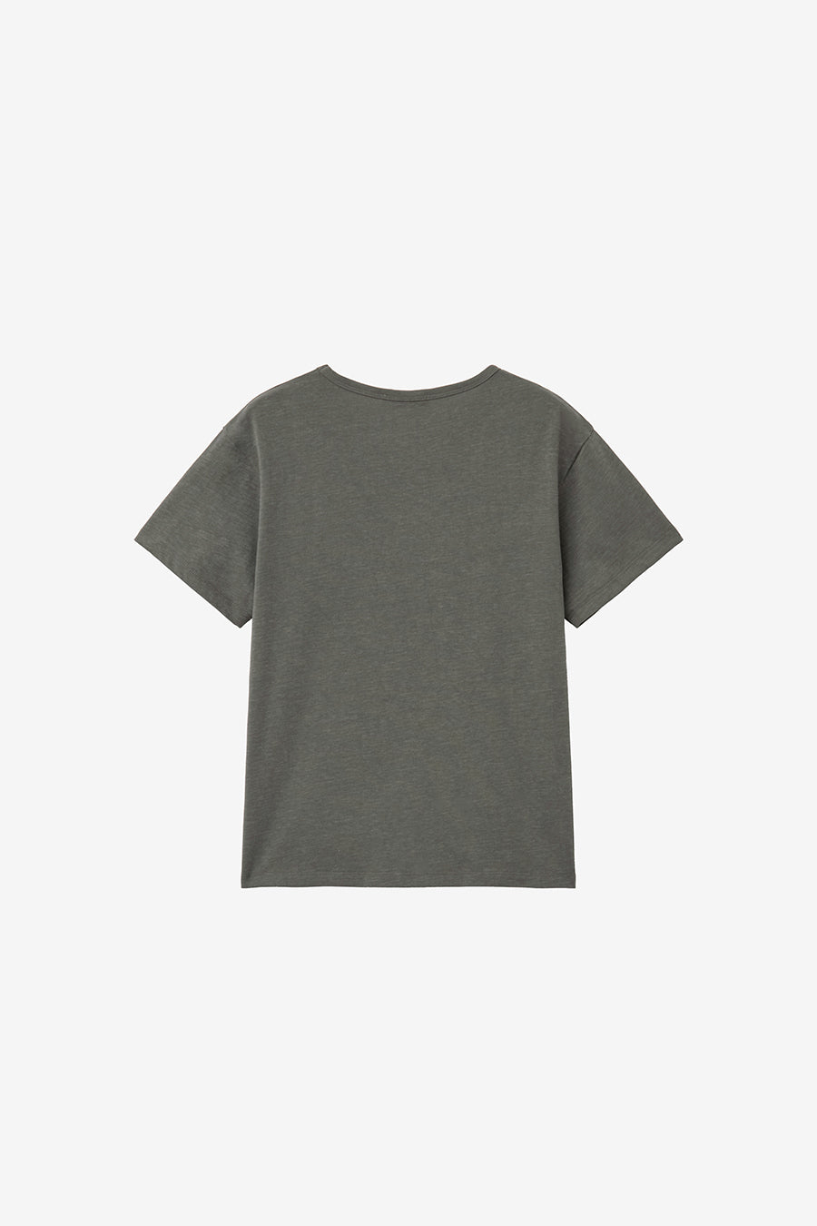 Insilence - Lettering Hotfix T-shirt (Khaki) product image 8 | TRAB K-Fashion Australia