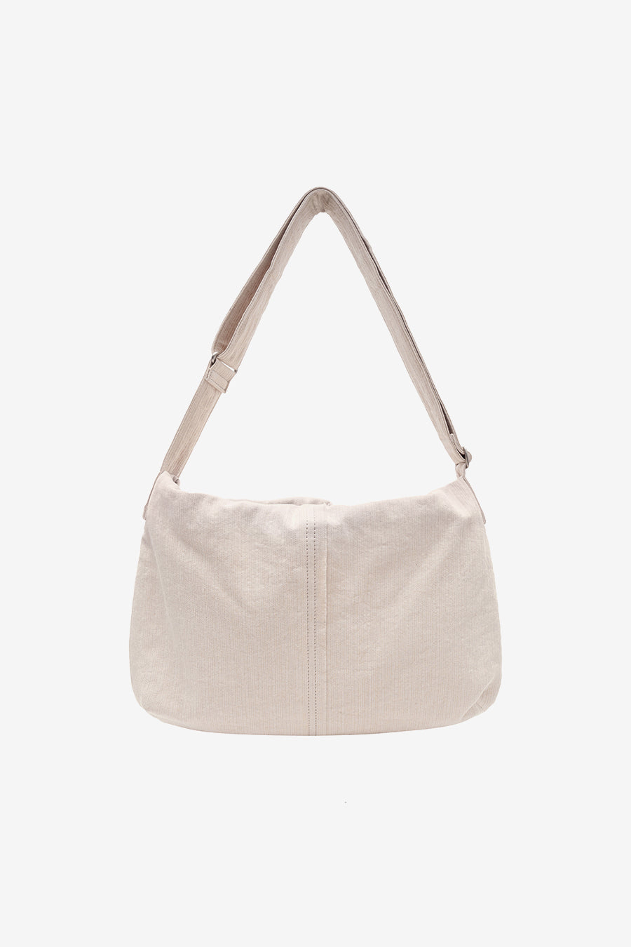 Insilence - Cotton Cut off Sling Bag (Beige) product image 12 | TRAB K-Fashion Australia