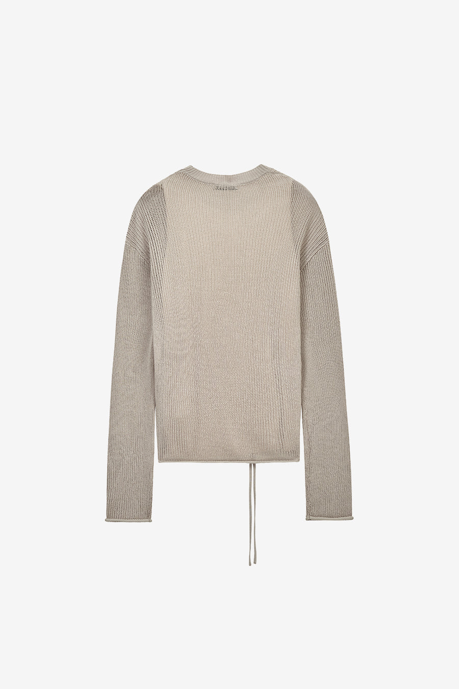 Insilence - Loose Fit Layered Knit (Grey Beige) product image 10 | TRAB K-Fashion Australia