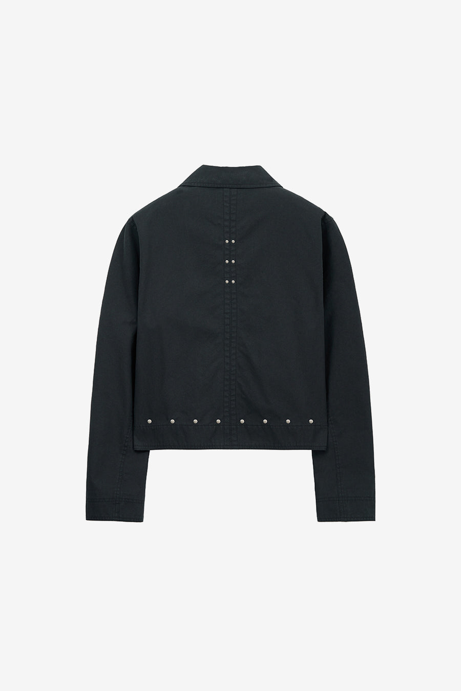 Insilence - Cotton Stud Jacket (Black) product image 8 | TRAB K-Fashion Australia