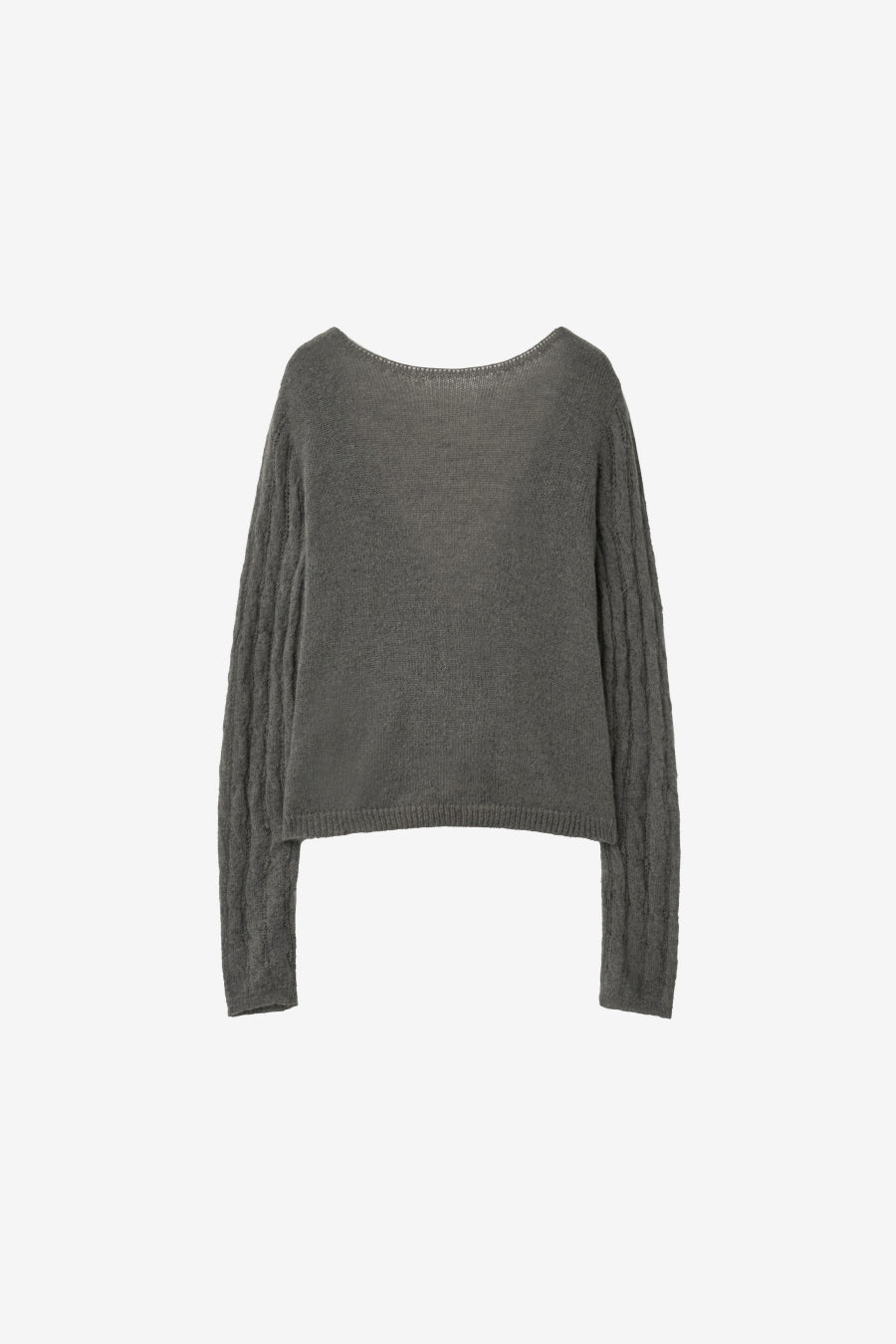 Insilence - Twist Two-Way Pullover (Ash Khaki) product image 8 | TRAB K-Fashion Australia