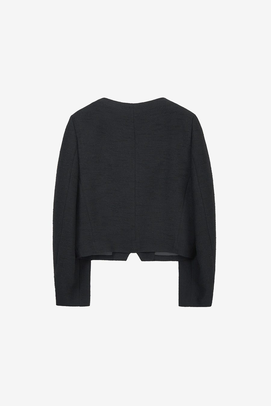 Insilence - Snap Detail Tweed Jacket (Black) product image 8 | TRAB K-Fashion Australia