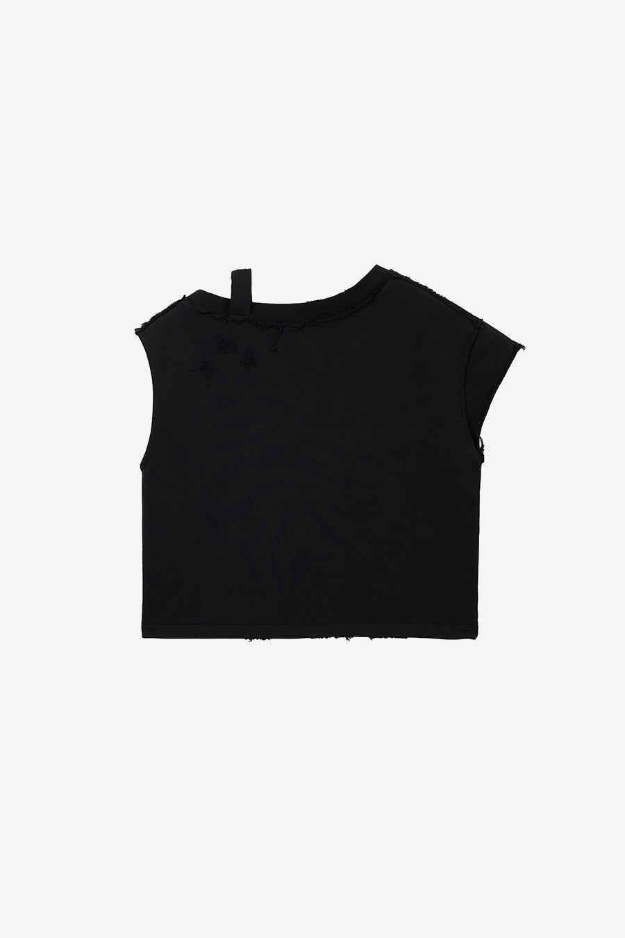 Insilence - Unbalanced Layered Top (Black) product image 8 | TRAB K-Fashion Australia
