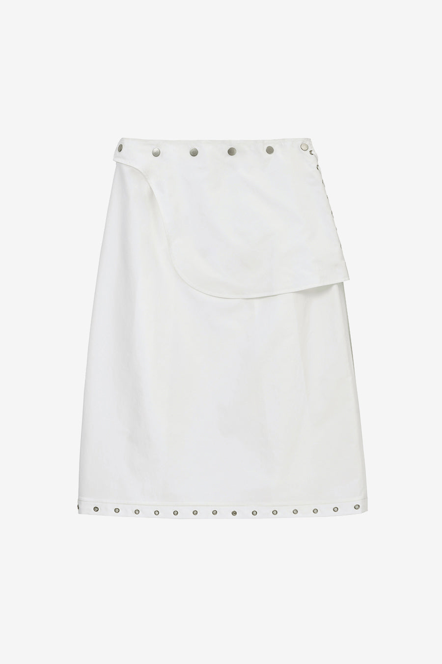 Insilence - Eyelet Layered Skirt (White) product image 8 | TRAB K-Fashion Australia