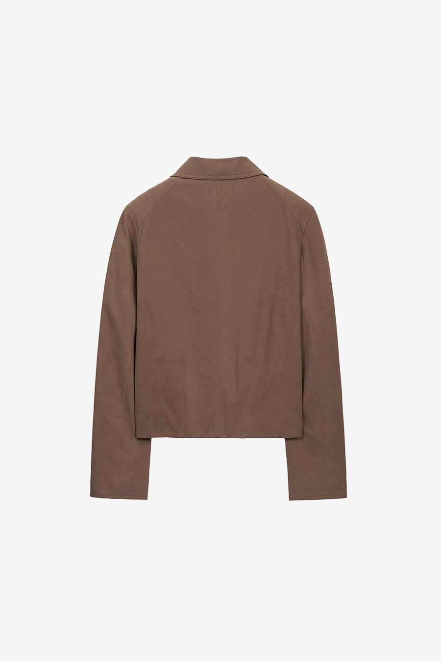 Insilence - Vintage Faux Suede Jacket (Brown) product image 7 | TRAB K-Fashion Australia