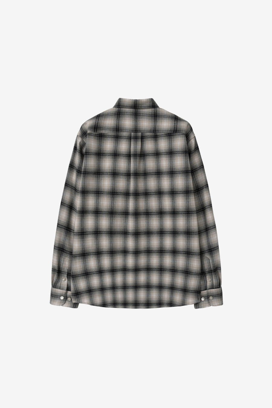 Insilence - Peach Check Shirt (Beige) product image 8 | TRAB K-Fashion Australia