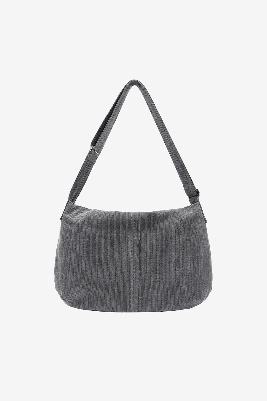 Insilence - Cotton Cut off Sling Bag (Charcoal) product image 8 | TRAB K-Fashion Australia