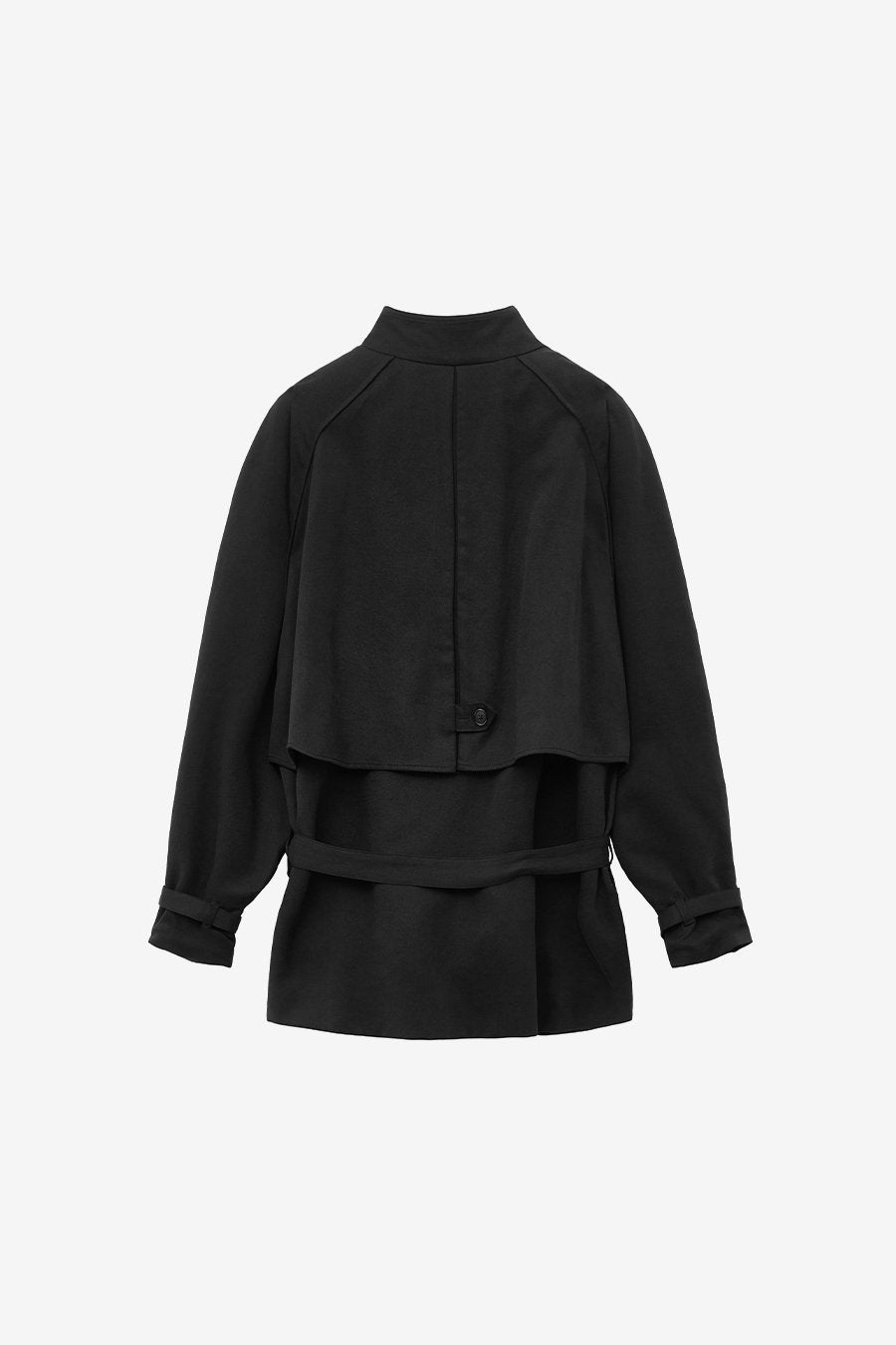 Insilence - Raglan Tencel Casual Jacket (Black) product image 8 | TRAB K-Fashion Australia