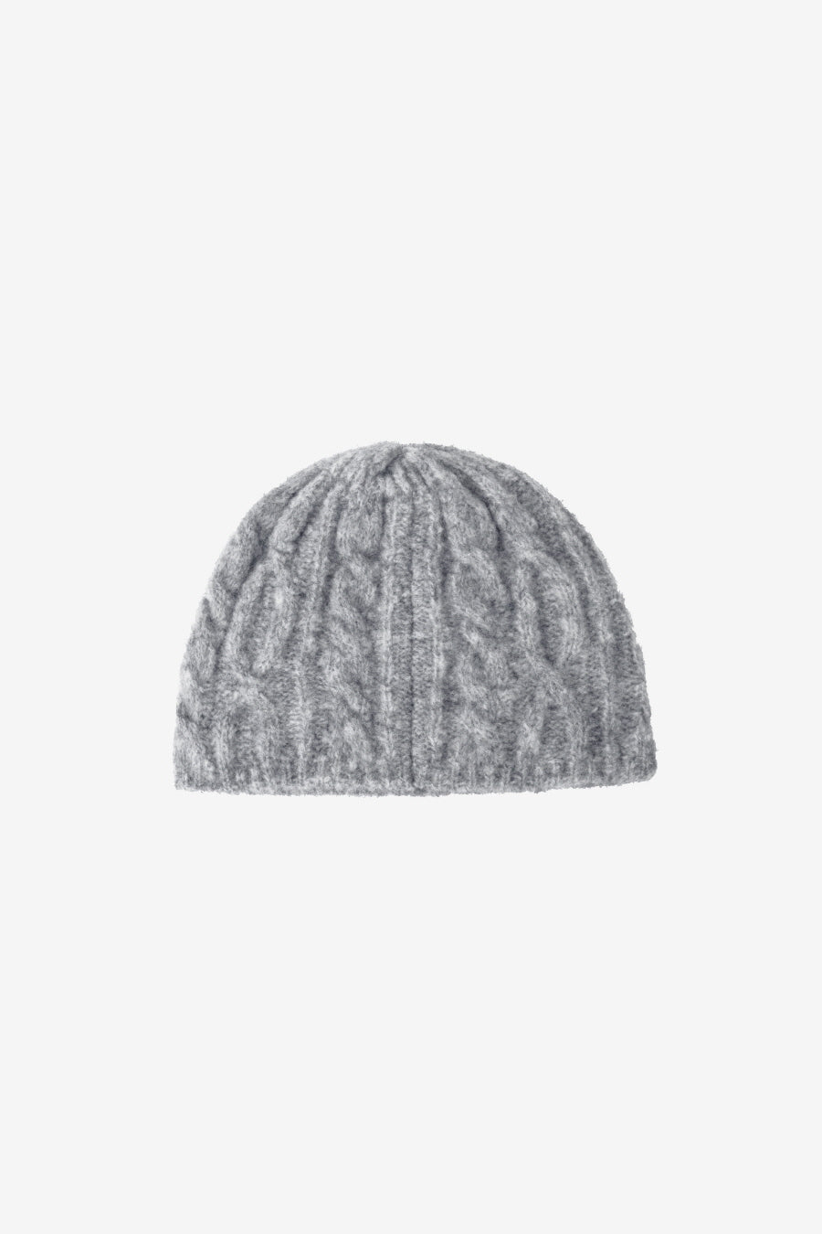 Insilence - Cable Knit Beanie (Light Grey) product image 6 | TRAB K-Fashion Australia