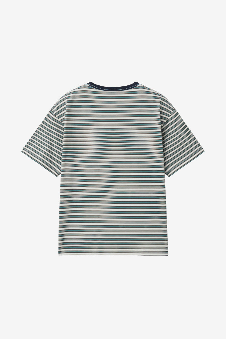Insilence - Border Stripe T-shirt (Ivory) product image 8 | TRAB K-Fashion Australia