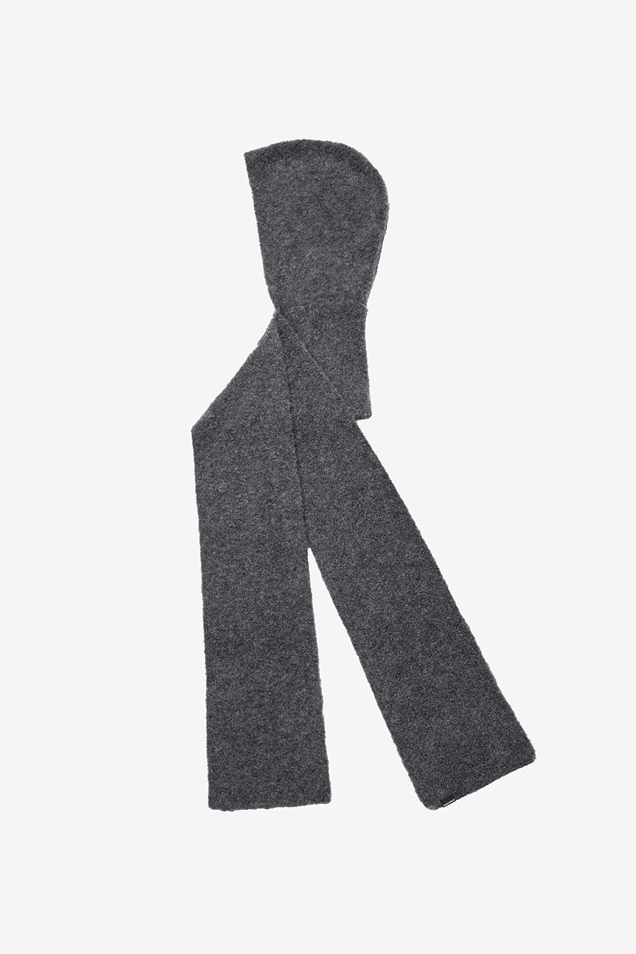 Insilence - Alpaca Hooded Muffler (Charcoal) product image 5 | TRAB K-Fashion Australia