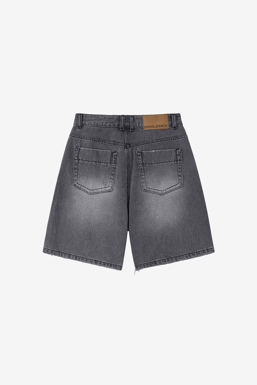 Insilence - Wide Bermuda Denim (Dark Grey) product image 8 | TRAB K-Fashion Australia