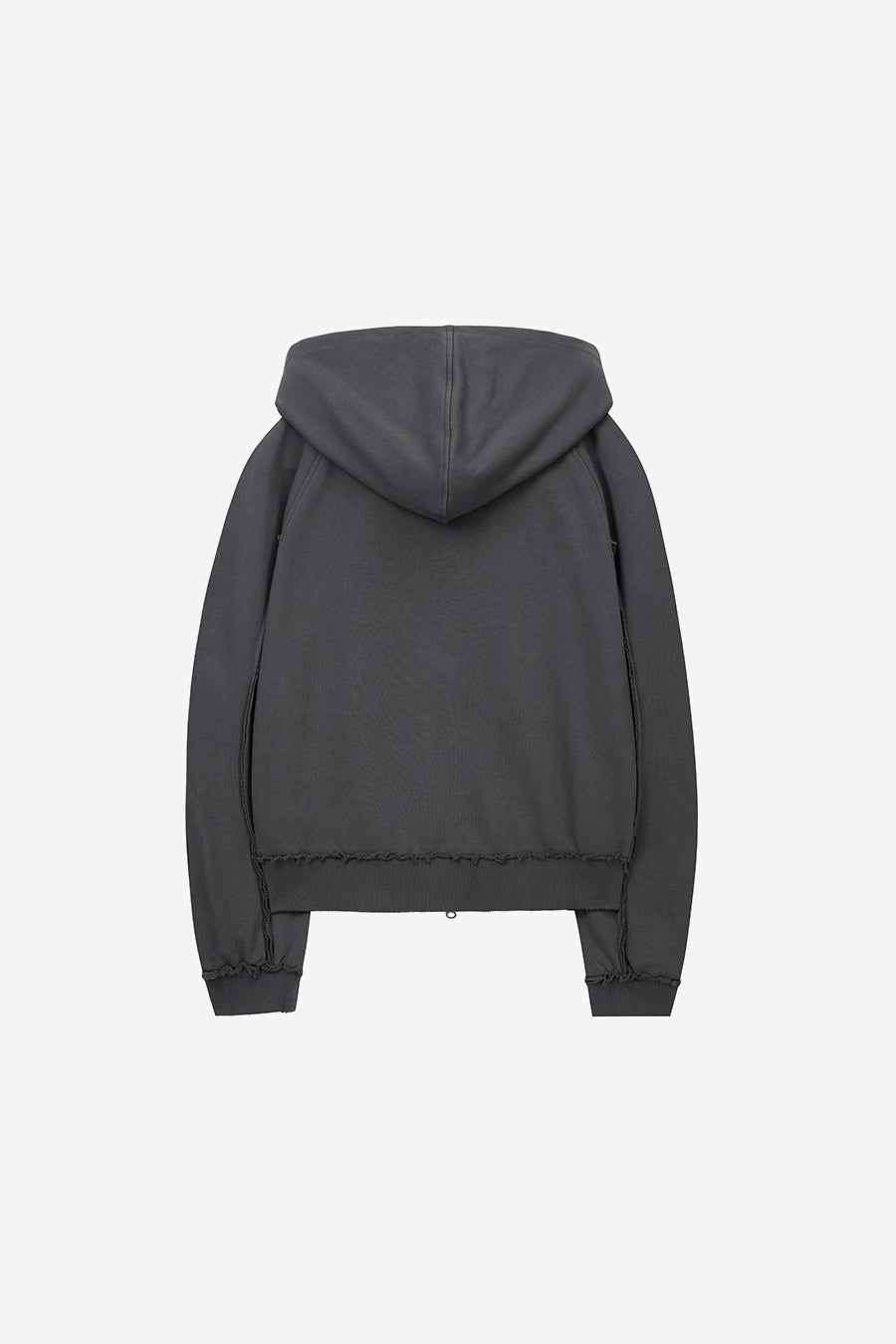 Insilence - Seam Hood Zip-Up (Charcoal) product image 8 | TRAB K-Fashion Australia