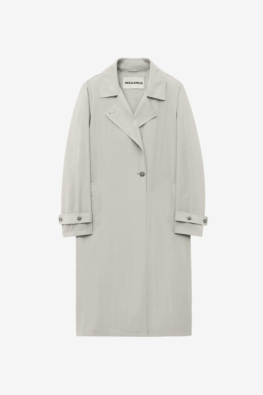 Insilence - Sheer Nylon Trench (Ash Beige) product image 7 | TRAB K-Fashion Australia
