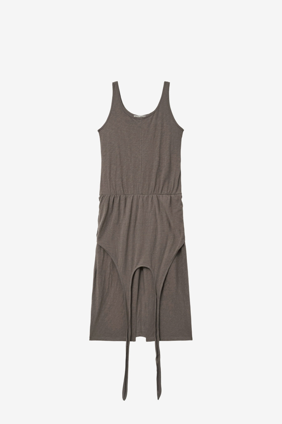 Insilence - Knit-like Layered Dress (Brown) product image 7 | TRAB K-Fashion Australia