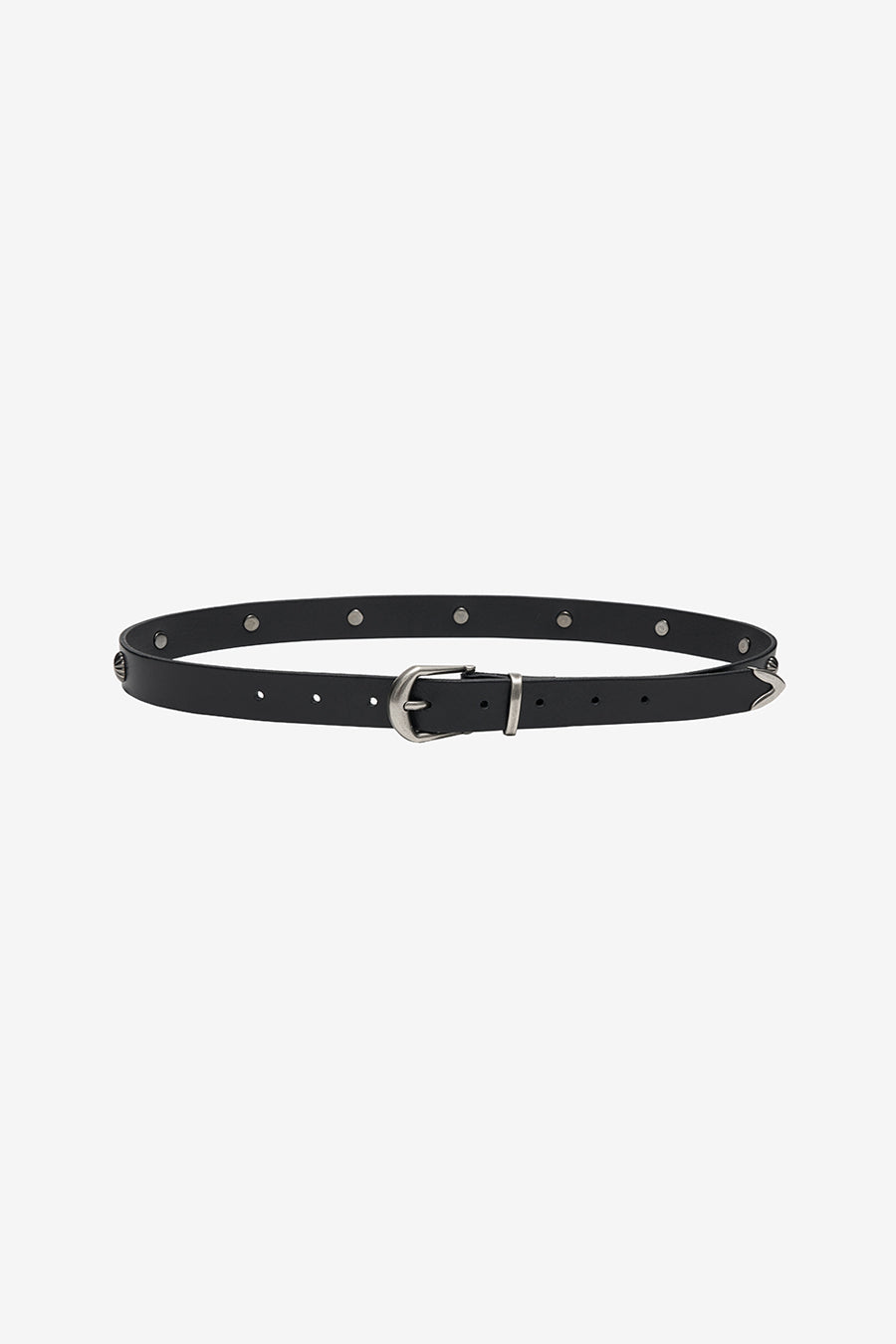 Insilence - Signature Studded Leather Belt (Black) product image 7 | TRAB K-Fashion Australia