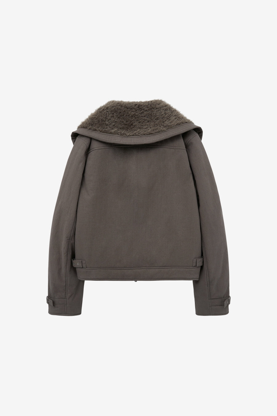Insilence - Spread Fur Collar Jumper (Brown) product image 10 | TRAB K-Fashion Australia