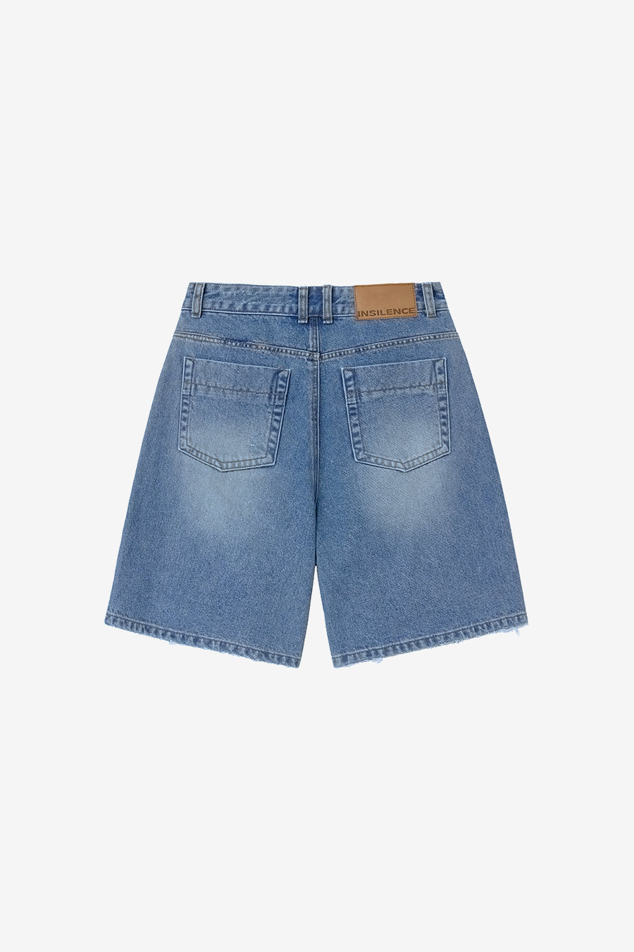 Insilence - Wide Bermuda Denim (Blue) product image 8 | TRAB K-Fashion Australia