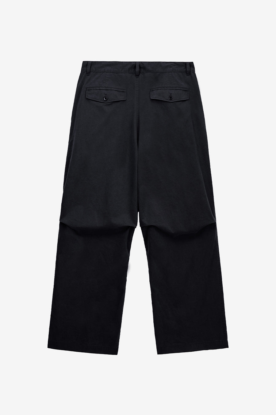 Insilence - Washed Cotton Back-Tuck Chino Pants (Washed Black) product image 6 | TRAB K-Fashion Australia
