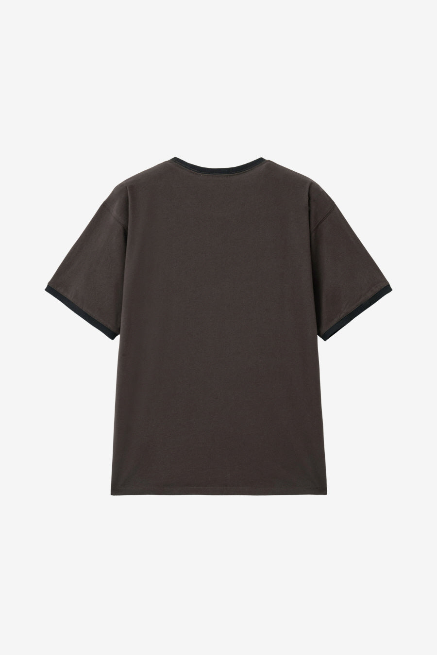 Insilence - Ringer T-shirt (Brown) product image 6 | TRAB K-Fashion Australia
