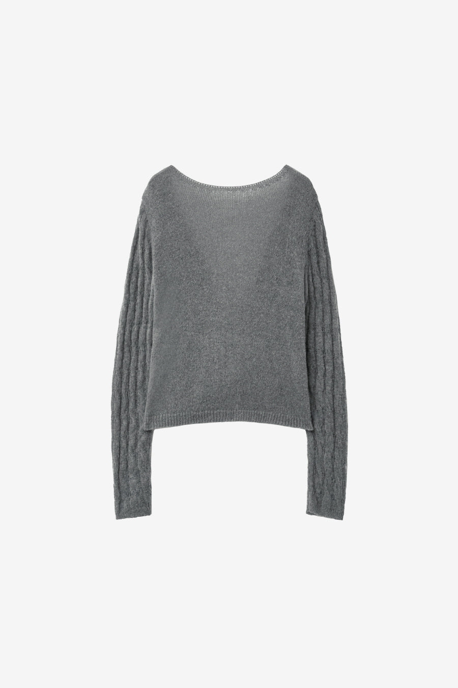 Insilence - Twist Two-Way Pullover (Grey) product image 8 | TRAB K-Fashion Australia