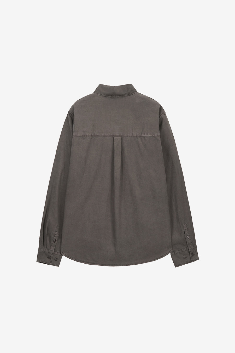 Insilence - Tencel Dyed Shirt (Ash Brown) product image 8 | TRAB K-Fashion Australia