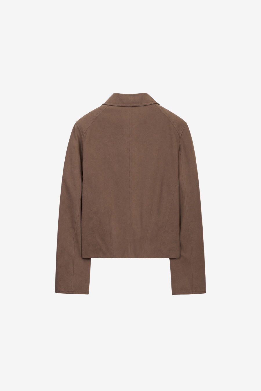 Insilence - Vintage Faux Suede Jacket (Brown) product image 8 | TRAB K-Fashion Australia