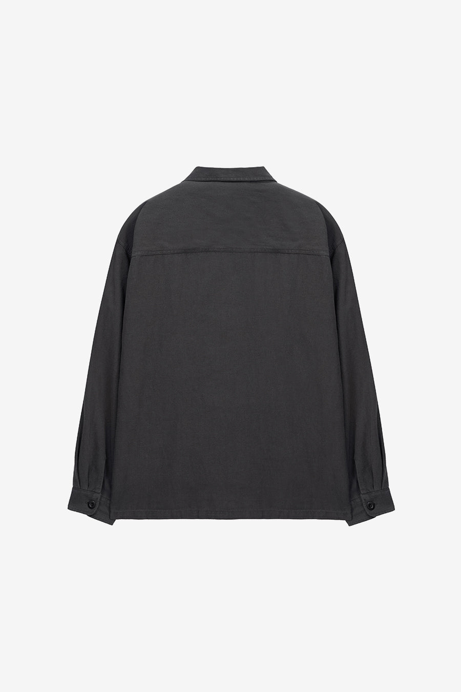 Insilence - Garment-dyed Fatigue Shirt (Grey Brown) product image 6 | TRAB K-Fashion Australia
