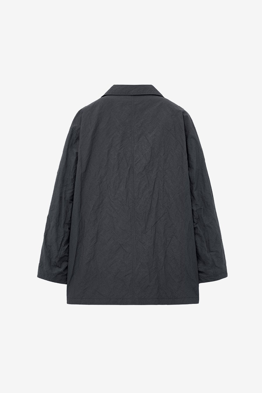 Insilence - Linkle Overfit Half Trench (Black) product image 8 | TRAB K-Fashion Australia