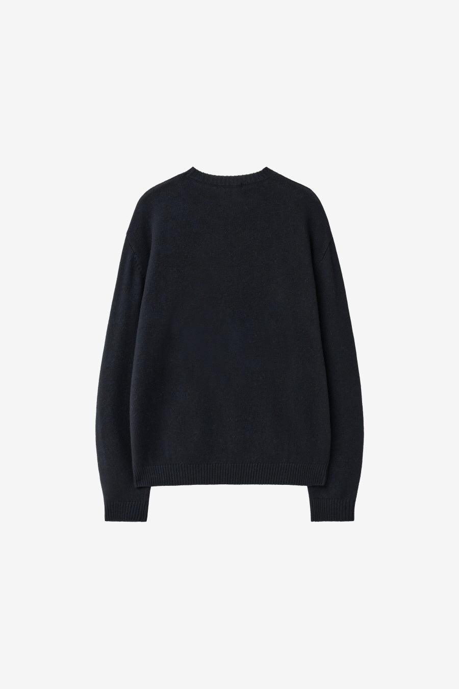 Insilence - Gusset Wool Crew Neck Pullover (Black) product image 6 | TRAB K-Fashion Australia