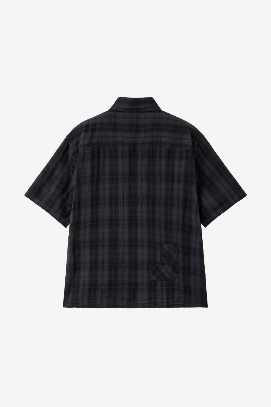 Insilence - Patch-dyed Half Shirt (Charcoal) product image 6 | TRAB K-Fashion Australia