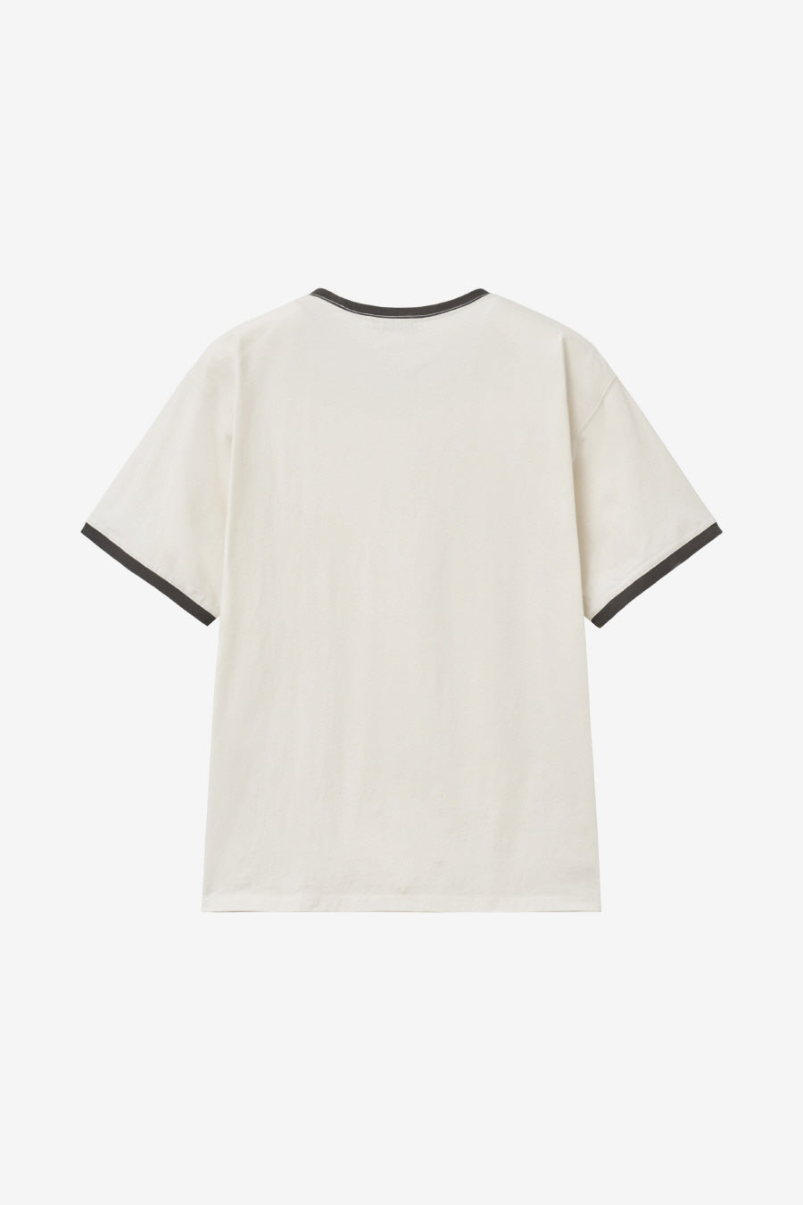 Insilence - Ringer T-shirt (Ivory) product image 6 | TRAB K-Fashion Australia