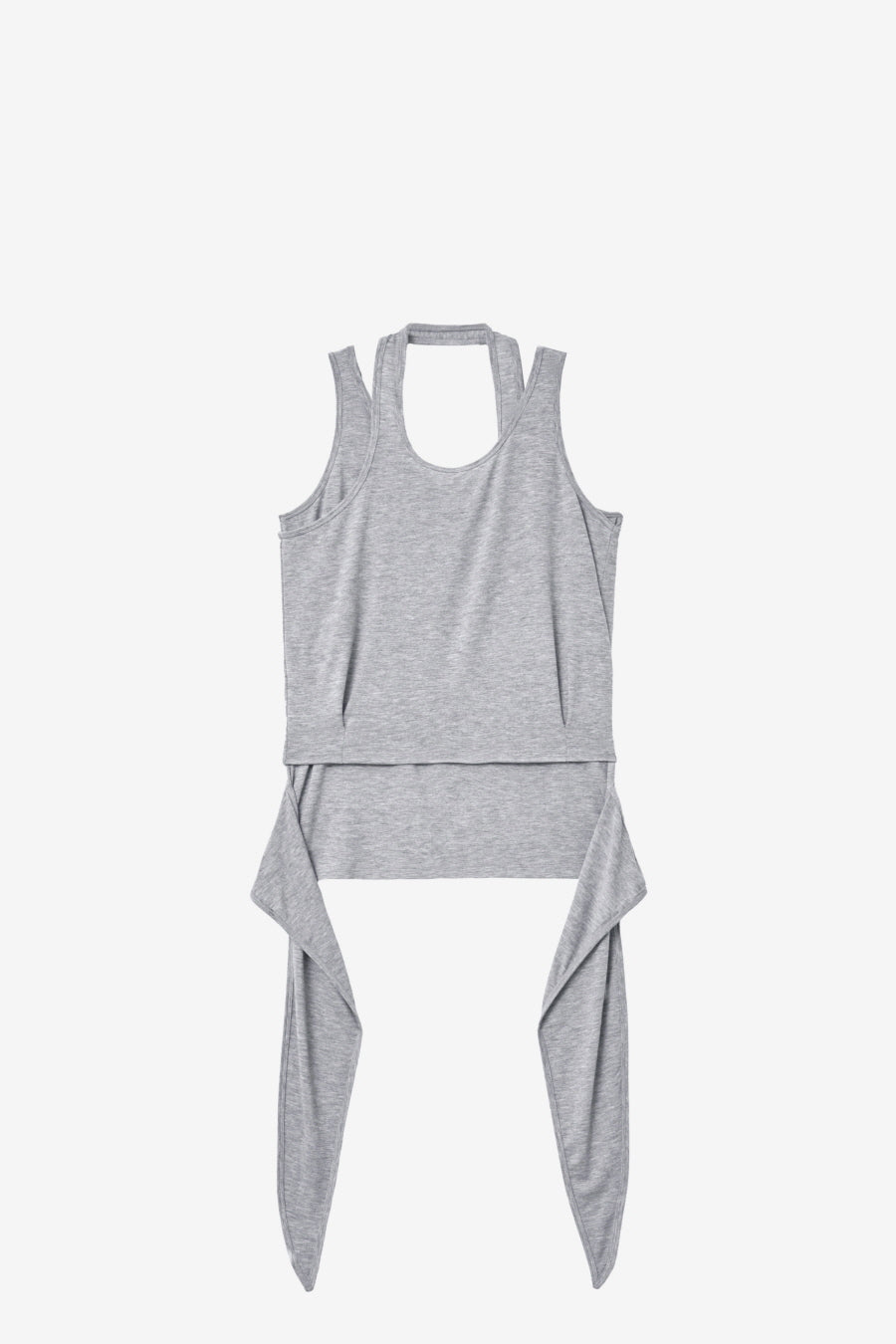 Insilence - Layered Strap Sleeveless (Grey) product image 10 | TRAB K-Fashion Australia