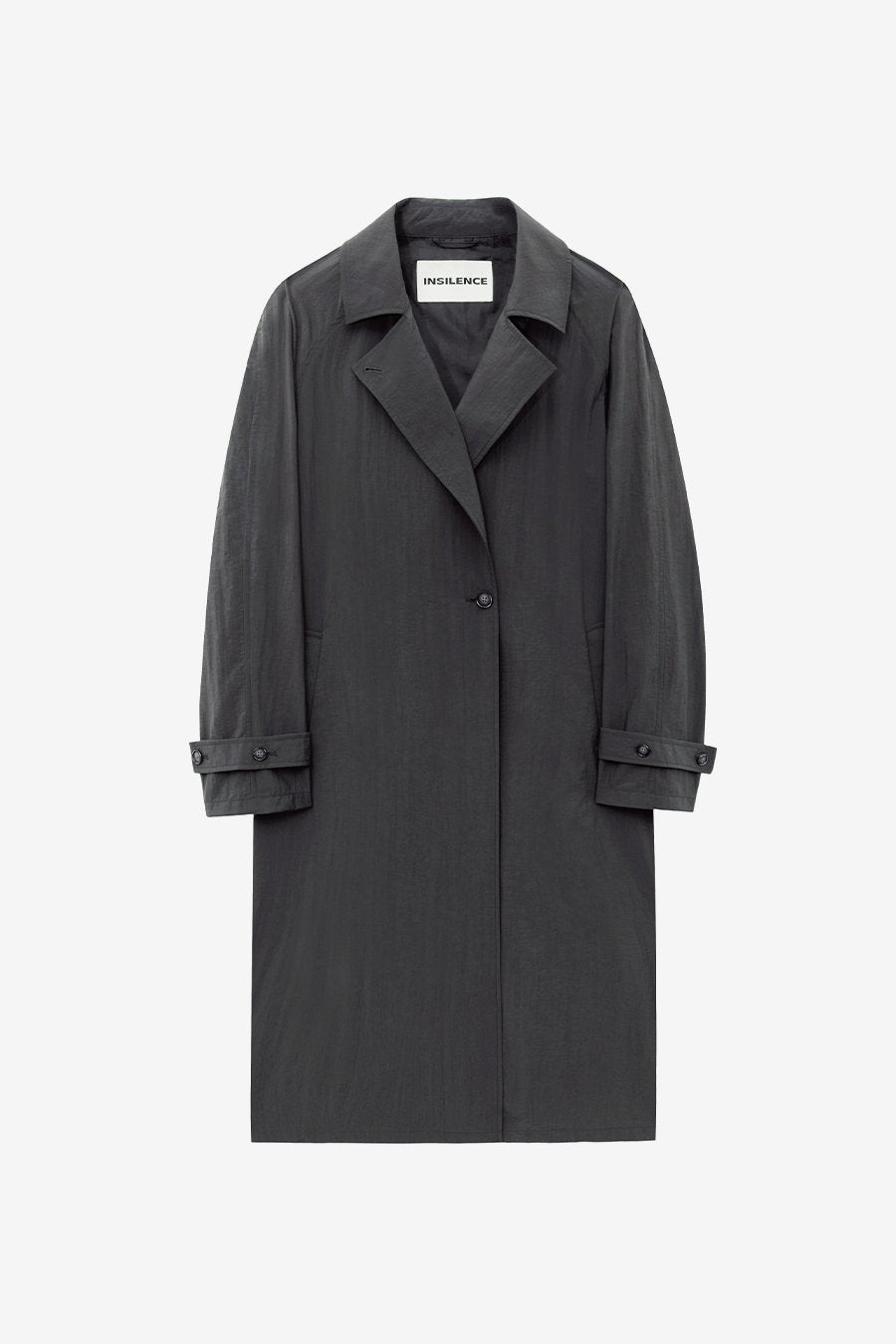 Insilence - Sheer Nylon Trench (Dark Grey) product image 8 | TRAB K-Fashion Australia