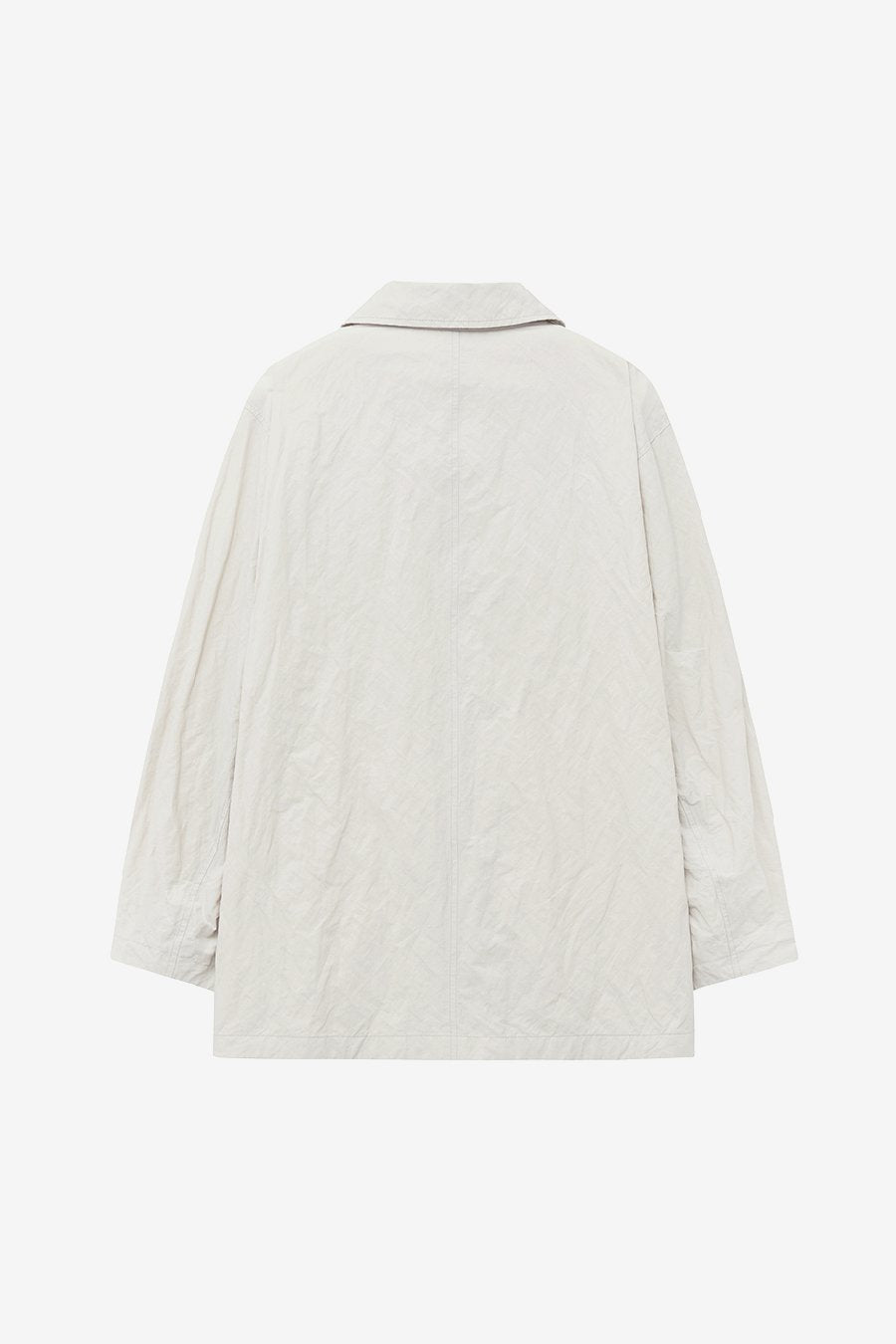 Insilence - Linkle Overfit Half Trench (Ice Grey) product image 8 | TRAB K-Fashion Australia