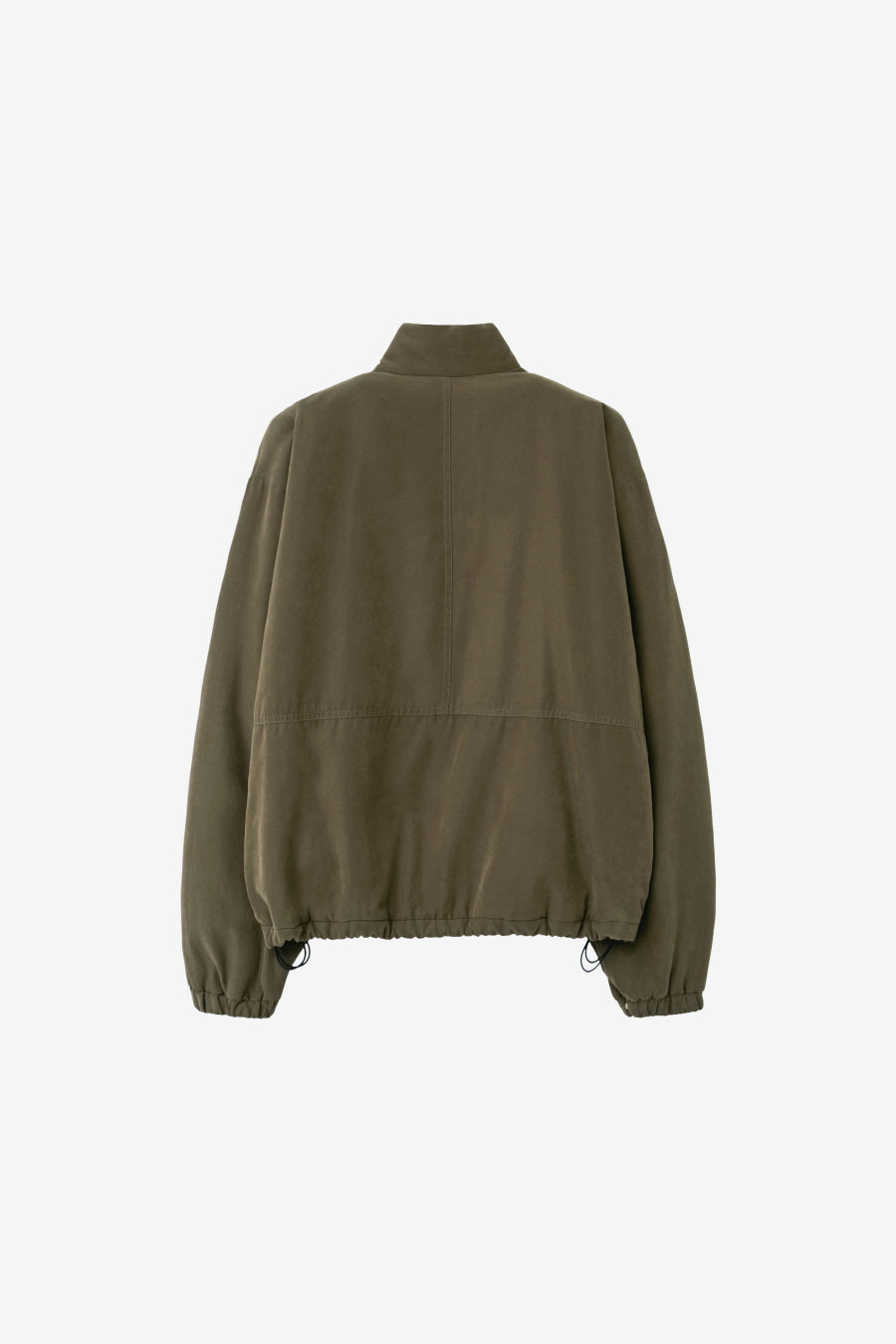 Insilence - High-neck Blouson Jumper (Olive) product image 8 | TRAB K-Fashion Australia
