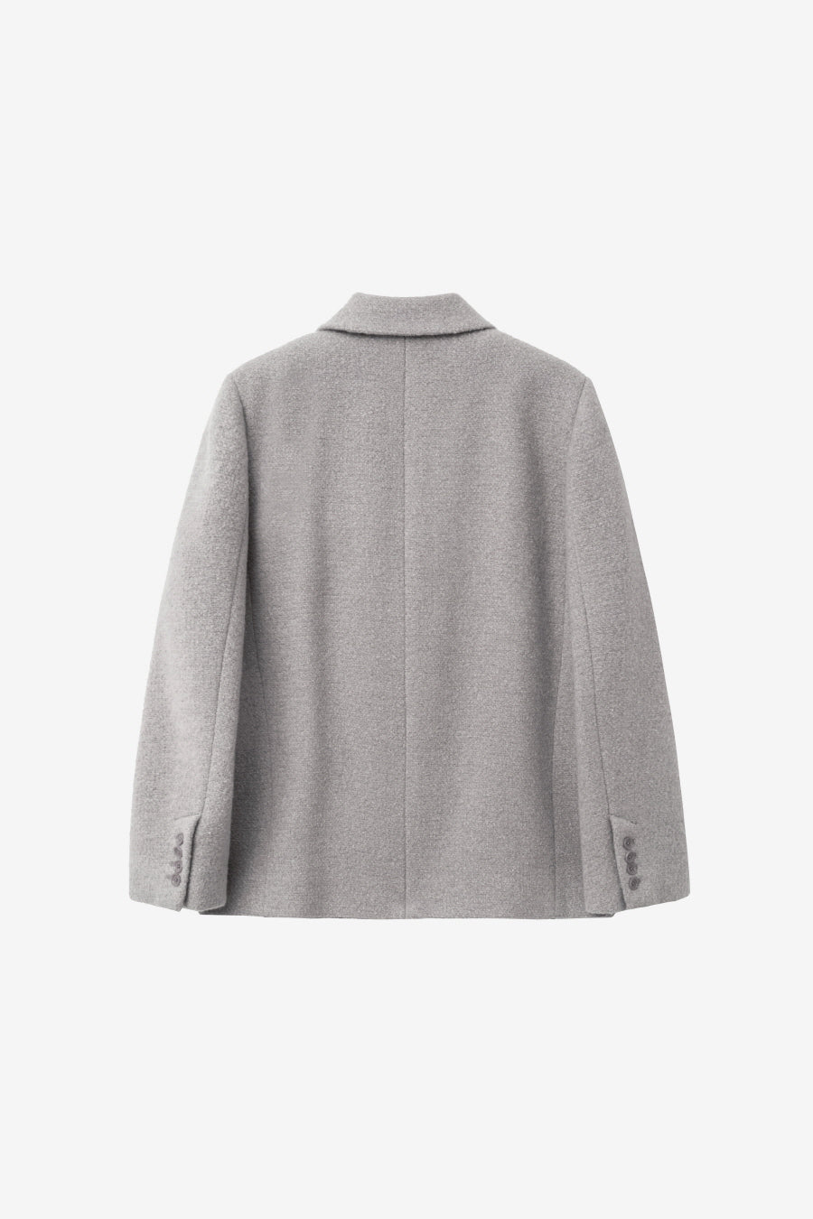 Insilence - Boucle Two-Way Jacket (Grey Beige) product image 8 | TRAB K-Fashion Australia