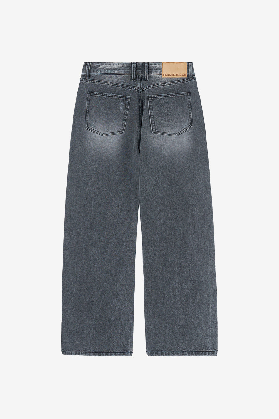 Insilence - Low Waist Wide Jeans (Ash Grey) product image 8 | TRAB K-Fashion Australia