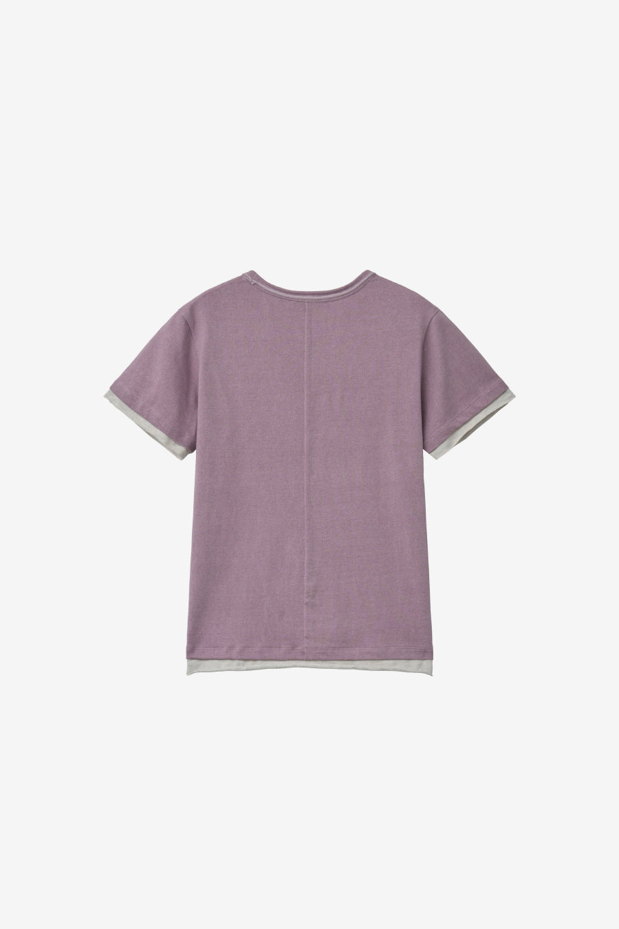 Insilence - Layered Pigment T-shirt (Purple) product image 8 | TRAB K-Fashion Australia