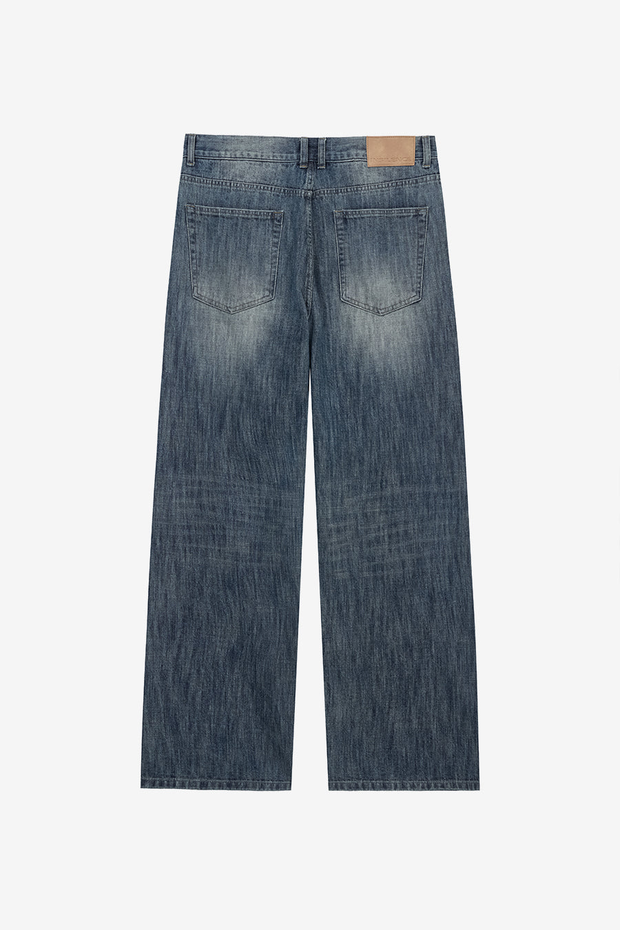 Insilence - Honeycomb Denim Pants (Mid Blue) product image 6 | TRAB K-Fashion Australia